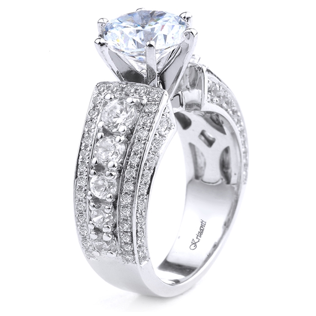 18KT WHITE ENGAGEMENT DIA-1.60CT CNTR:7.5MM