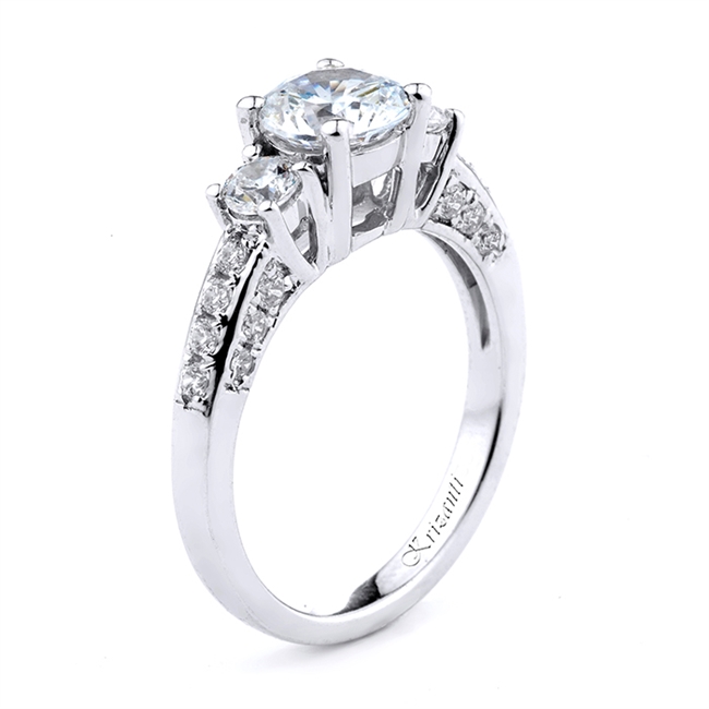 18KT.W ENGAGEMENT RING 0.81CT