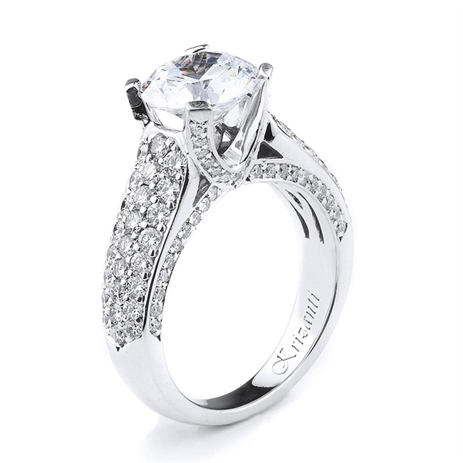 18KW ENGAGEMENT RING 1.31CT