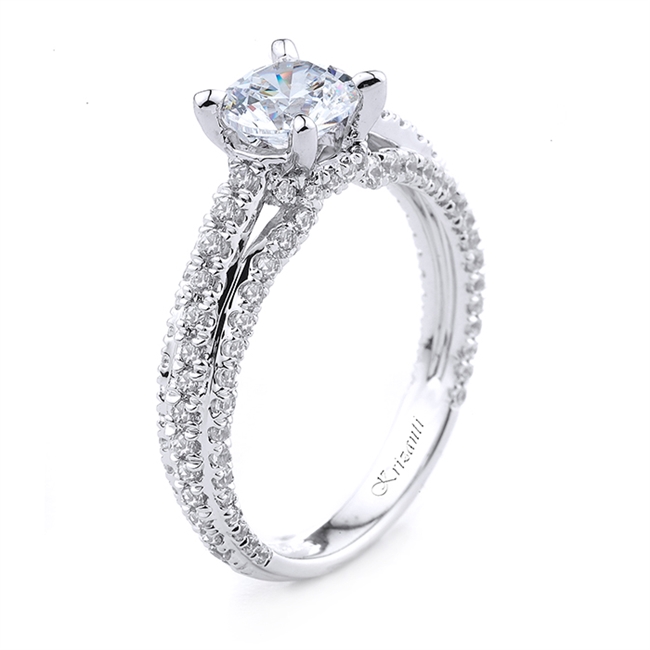 18KT.W ENGAGEMENT RING 0.70CT