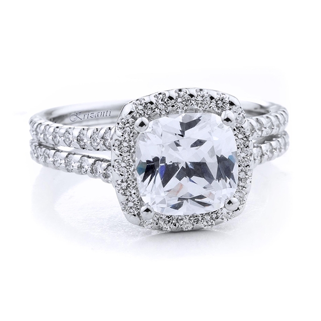 18KTW ENGAGEMENT RING 0.75CT