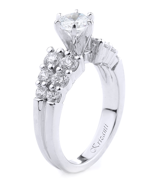 18KT.W ENGAGEMENT RING 1.05CT